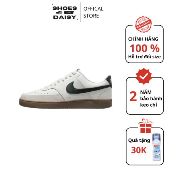 Giày Nike Court Vision Low ‘White Black Gum’ FQ8075-133